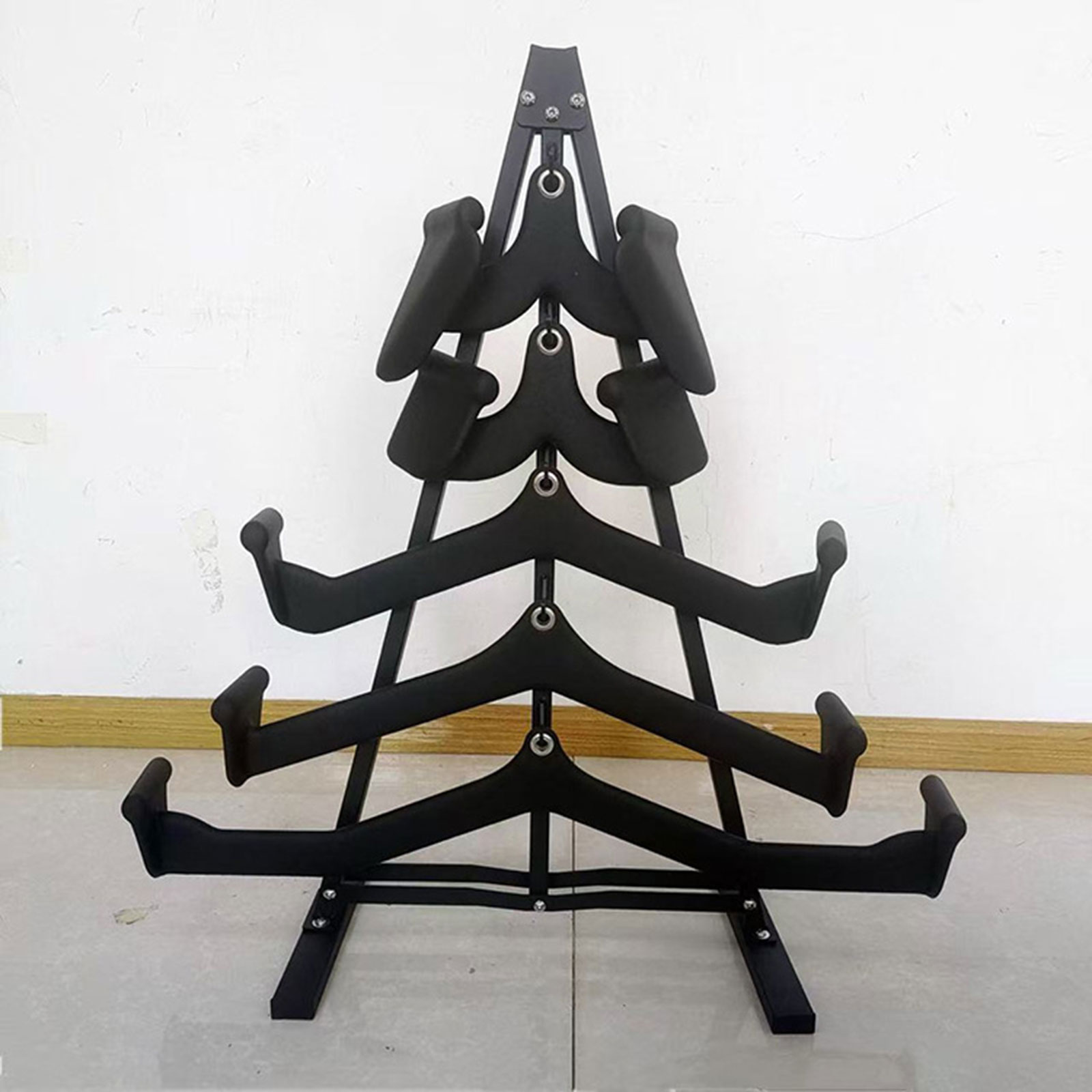 Home Gym Routine - Lat Pull Down Bar Organizer met